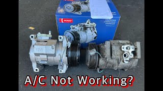 Honda Element AC Not Blowing Cold Air  AC Compressor Replacement  Step By Step [upl. by Jewel]