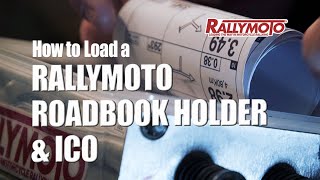 How to fit and load a RallyMoto Adventure Roadbook Holder [upl. by Nonnarb820]