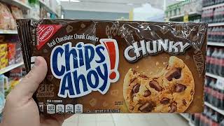 Chips Ahoy Real Chocolate Chunk Cookies  Eat Channel [upl. by Ranilopa]