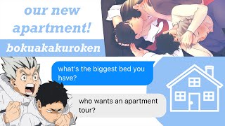 bokuakakuroken move to a new apartment 🏠 [upl. by Jelsma]