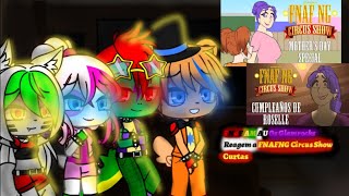 FNaF AM Os Glamrocks Reagem a FNAFNG Circus Show Curtas PT 4 [upl. by Etiuqram]