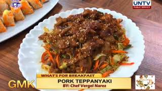 How to cook Pork Teppanyaki  Whats For Breakfast [upl. by Petersen981]