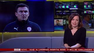 Sarah Mulkerrins BBC Afternoon Live Sport February 6th 2018 [upl. by Geis]