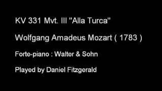 Turkish March  Wolfgang Amadeus Mozart KV331 [upl. by Naeerb714]