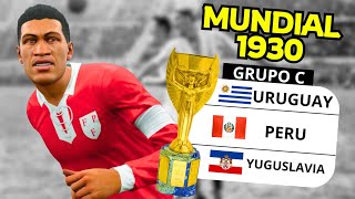 JUEGO EL PRIMER MUNDIAL DE LA HISTORIA CON PERU [upl. by Ahsratal]