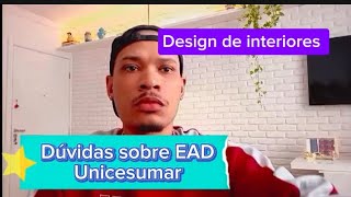 Unicesumar é boaTirando dúvidas sobre EAD em design de interiores [upl. by Huey]