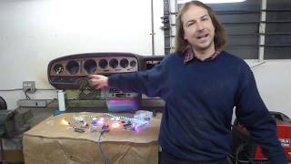 Part 47 Electronic Instrument Cluster Conversion  Part 1  My 76 Mazda RX5 Cosmo Restoration [upl. by Jermain718]