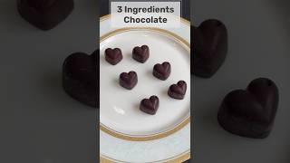 Only 3 Ingredients Homemade Chocolate from cocoa powder  chocolate quickbite1111 easy newshorts [upl. by Llerrej]