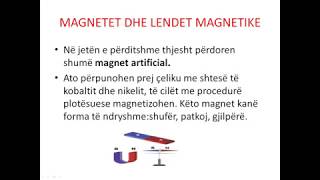 Magnetet dhe lendet magnetike Fizika 8 [upl. by Cirle]