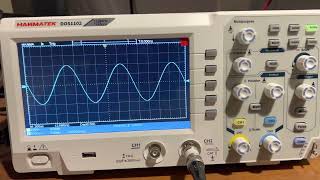 Hanmatek DOS1102 DSO 2 Channels Budget Oscilloscope Review [upl. by Atalante]