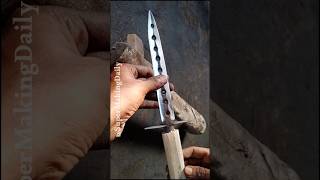 Dagger Making From File shorts diycrafts [upl. by Noirred]