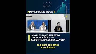 ¿Cuál es el costo de la canasta básica de alimentos para los peruanos shrotrpp ROTATIVARPP [upl. by Seena]