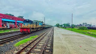 Bangladeshi Old Intercity Train Egarosindhur Provati  এগারোসিন্ধূর প্রভাতী  Kishorganj  Dhaka [upl. by Yorgos]