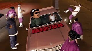 10 ways to fail mission 2 in GTA San Andreas  quotRyderquot [upl. by Georas]