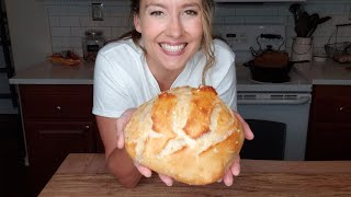 Homemade Bread for Beginners EASY Recipe in 5 Minutes of Hands On Time a Day [upl. by Ferri300]