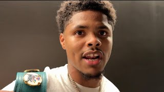 Shakur Stevenson calls Lomachenko a P after HEATED confrontation ringside [upl. by Eromle]