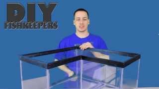 HOW TO Build a Corner Aquarium 22 [upl. by Aiyotal]