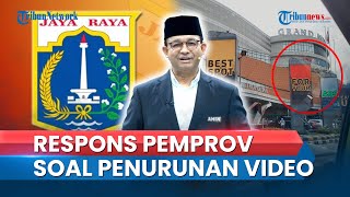 Respons Penurunan Iklan Videotron Anies di Jakarta Pemprov DKI Ini Ranah Swasta [upl. by Archibold]