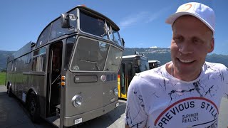 Größte Wohnmobile der Welt mit Hochsitz Lenker und Kaminstube Patrick 28 baut TraumCampervan 🔥 [upl. by Violetta]