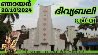 20102024  SUNDAY HOLYMASS  StGeorge Church Perumanoor [upl. by Searcy22]