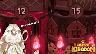 Decadent Choco Cake Tower Tray 12  15 One Team Only Guide  Cookie Run Kingdom [upl. by Ina981]