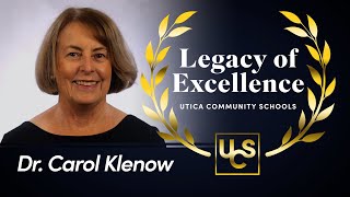 2024 Legacy of Excellence Dr Carol Klenow [upl. by Nnairrehs]