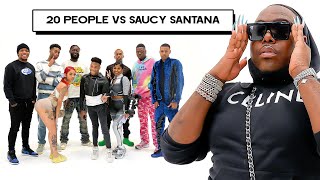 20 MEN VS 1 RAPPER SAUCY SANTANA with Shamar  Finding Bae Ep 1 [upl. by Grekin]