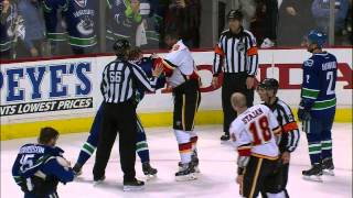 Gotta See It Flames amp Canucks brawl to end Game 2 [upl. by Phipps]