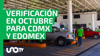 Verificación octubre 2024 autos que deben hacerla en CDMX y Edomex [upl. by Ayatnohs]