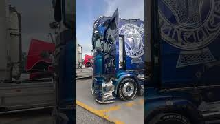 Scania super V8 R730 truck👑 interior scania heavy trailer Ep48truckdriver  short video exterior🇸🇪👈 [upl. by Feodore]