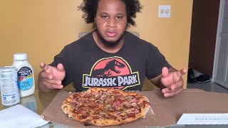 Dominos New York Style Pizza Mukbang [upl. by Sasha]