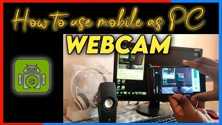 How to use mobile as PC webcam  Droidcam  Connect through USB cable  Tech Guider  Tamil 😲😲 [upl. by Suilenroc130]