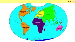 les continents et les océans de la Terre  géographie [upl. by Gertruda253]