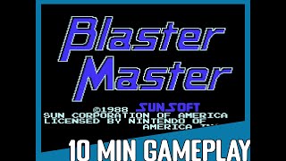 10 Minute Gameplay Blaster Master 1988 NES [upl. by Resiak880]