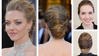 Amanda Seyfrieds Oscars Hair Tutorial [upl. by Pietrek]