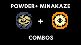 Shindo life POWDER AND MINAKAZE COMBO third slot recommend [upl. by Hada]