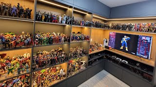 Game Room atualizada Expositor para Action Figures  Games  HQs  Dezembro de 2024 [upl. by Crescint143]