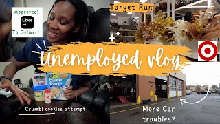 Unemployed Vlog  Accepted with Uber Eats Interview update More car troubles [upl. by Ardnaed]