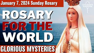 Sunday Healing Rosary for the World January 7 2024 Glorious Mysteries of the Rosary [upl. by Placidia662]