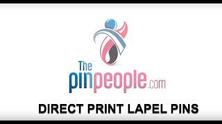 Direct Print Lapel Pins  Rush Ordered Lapel Pins by The Pin People [upl. by Annail]