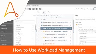 How to use Workload Management  Automation 360 [upl. by Enomys]