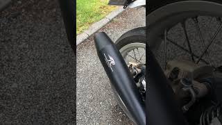 Royal Enfield Continental GT  Red Rooster Exhaust [upl. by Julina]