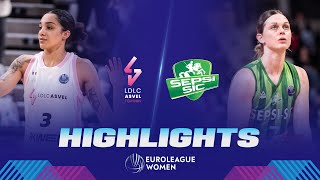 LDLC ASVEL Feminin v ACS SepsiSIC  Gameday 14  Highlights  EuroLeague Women 202324 [upl. by Odlaumor]