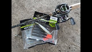 Mit Hard und Softbaits auf Barsch  Ever Green Bass Enemy Stick im Test [upl. by Anhaj]