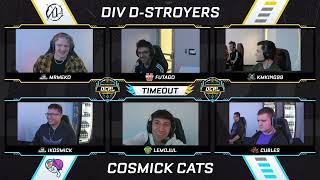 DCRL S5 LAN DAY 1  DIV D  COSMIC CATS vs DIV DSTROYERS Part 2 [upl. by Sesiom113]