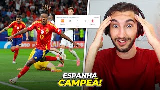 Espanha 2 x 1 Inglaterra  YAMAL E NICO WILLIAMS INCRÍVEIS🏆🇪🇸 [upl. by Nicola]