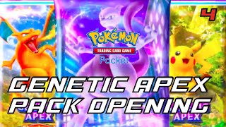 Testing Our Luck 10 Genetic Apex Packs Opened  Pokemon TCG Pocket [upl. by Ayidan]