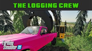 Slap Choppin The Flex From Texas  Logging Crew 210  Farming Simulator 2022  FDR Logging [upl. by Ahsoj]