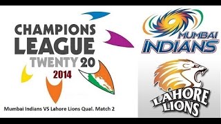 CLT20 2014 Mumbai Indians vs Lahore Lions Top 5 players to watch out for in Match 2 [upl. by Steele820]