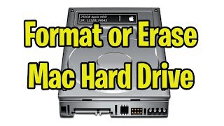 Format or Erase a Mac Hard Drive  All Formats Explained APFS HFS Mac OS Journaled FAT ExFAT [upl. by Yggam]